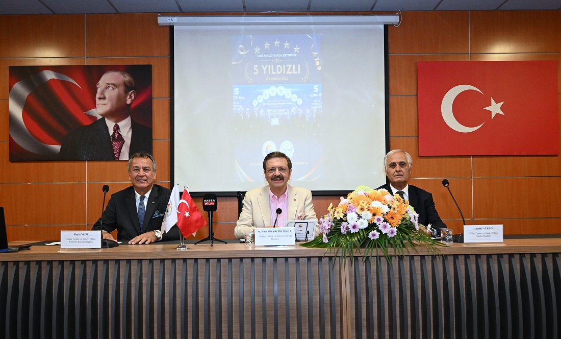 TOBB Başkanı, Milas Ticaret ve Sanayi Odası’nı Ziyaret Etti