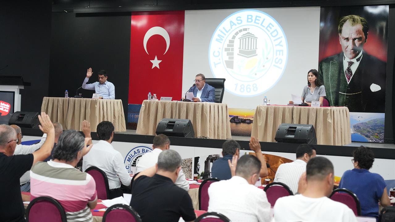 Milas Belediyesi Ağustos ayı Meclis Toplantısı tamamlandı