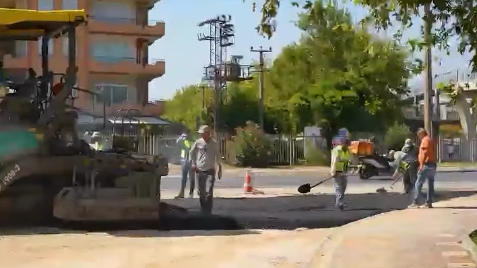 Milas Belediyesi Ahmet Yesevi Caddesi’nde Asfalt Çalışmalarına Başladı